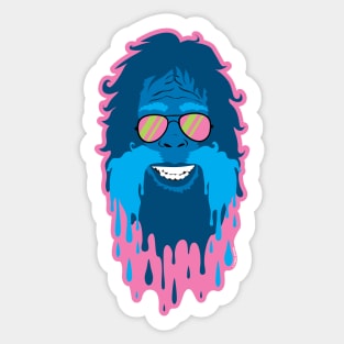 Drippy Sasquatch - Pink Sticker